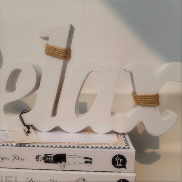 BOUCLAIR Decorative Word Relax - Picture 3 of 10